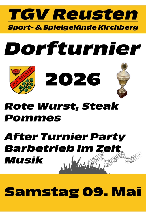 Banner TGV Dorfturnier 2026 gr